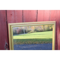 Very nice 20.5" x 27" Gold Frame Mirror