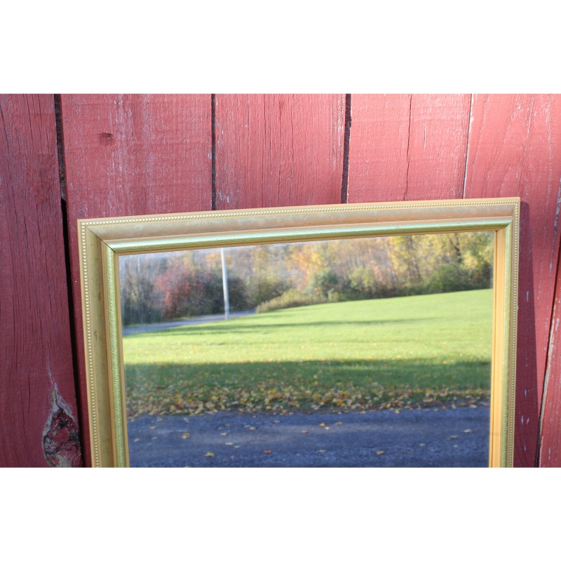 Very nice 20.5" x 27" Gold Frame Mirror