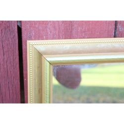 Very nice 20.5" x 27" Gold Frame Mirror