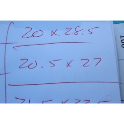 Very nice 20.5" x 27" Gold Frame Mirror