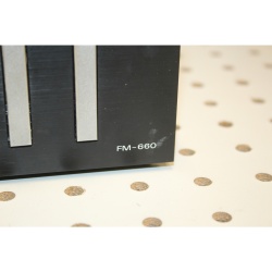Vintage Fisher Tuner FM-660 Studio Standard AM FM Stereo Synthesizer Tuner