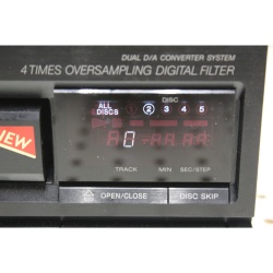 Vintage Sony CDP-C400 5-disk CD player