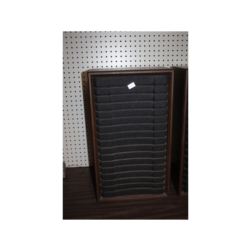 Vintage Wood Grain Sony SS-810 Speaker Pair 8 Ohm 20w Watt RMS
