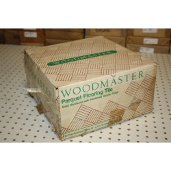 WoodMaster Old Stock Hardwood Parquet Tiles 12" x 12" Square - Not Complete