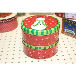 Item: 102157 - Collectible Holiday Tin Container