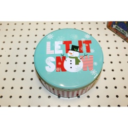 Item: 102169 - Collectible Holiday Tin Container