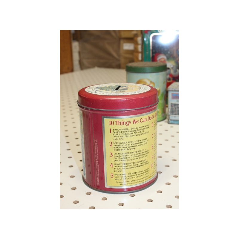 Item: 102208 - Collectible Holiday Tin Container