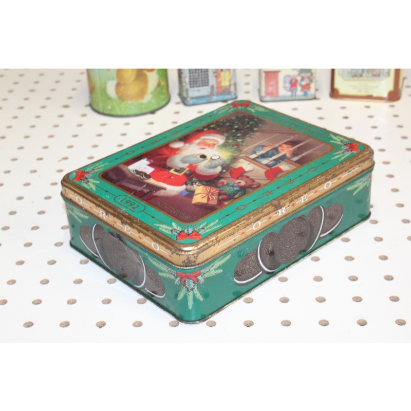 Item: 102214 - Collectible Holiday Tin Container