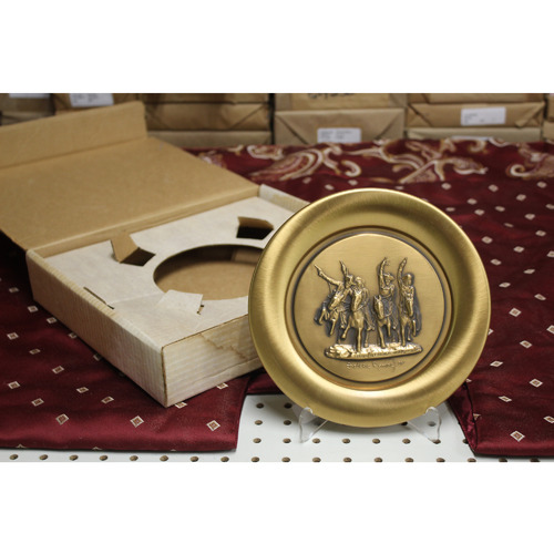 Frederick Remington Limited Edtion Coming Throught the Rye Bronze Plate #11201