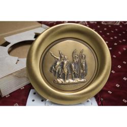 Frederick Remington Limited Edtion Coming Throught the Rye Bronze Plate #11201