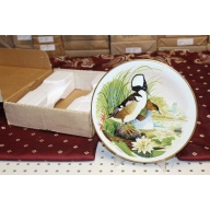 Danbury Mint Scenes From A Wooded Glen Plate By Jo Polseno Hooded Merganser