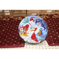 FITZ AND FLOYD Plate FATHER FROST and the CELEBRATION of WINTER 1st Ed 1993 EUC