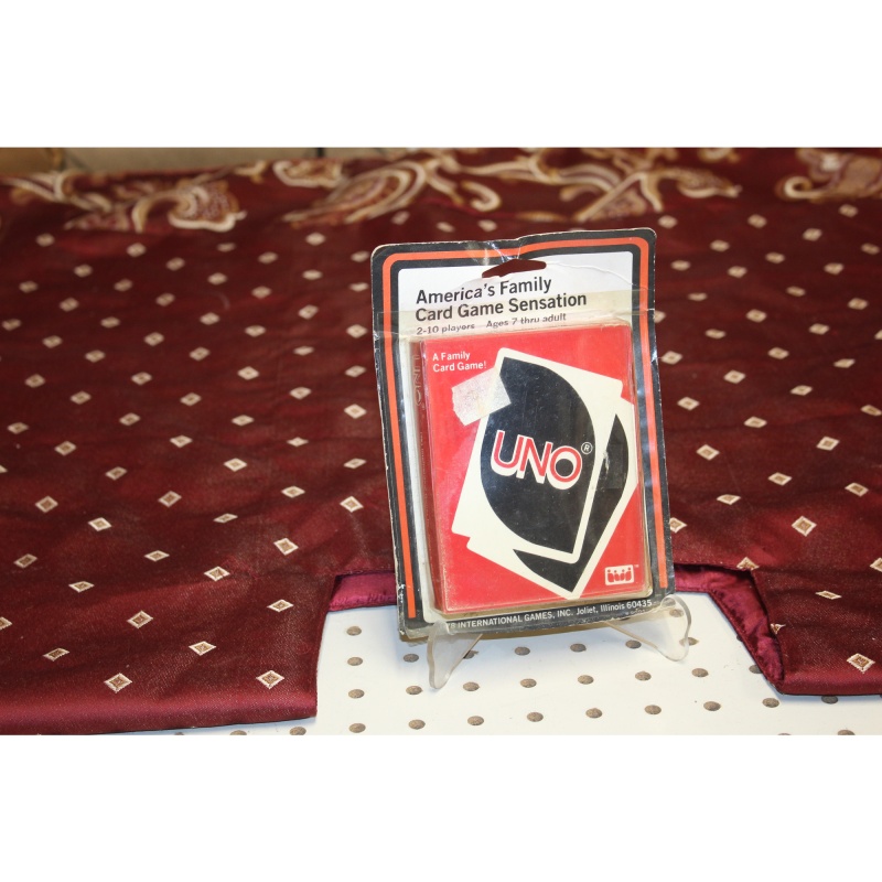 Vintage 1970s UNO America’s Card Game Sensation IGI Joliet 1978 SEALED