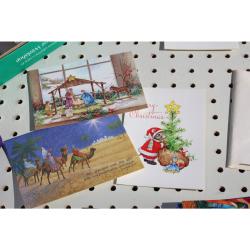 Two Small Boxes With Dozens Of Christmas Holiday Greeting Cards
