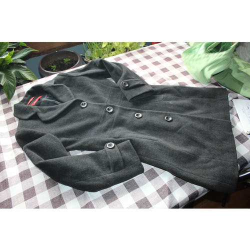 WOMANS ANN KLEIN DARK GREY WINTER COAT SIZE SMALL