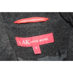 WOMANS ANN KLEIN DARK GREY WINTER COAT SIZE SMALL