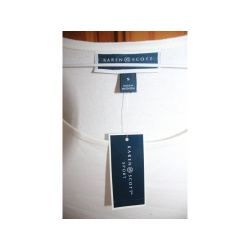 WOMANS KAREN SCOTT WHITE T SHIRT DRESS SIZE SMALL