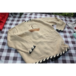 WOMANS STORY BOOK KNITS CARDIGAN SWEATER SIZE MEDIUM