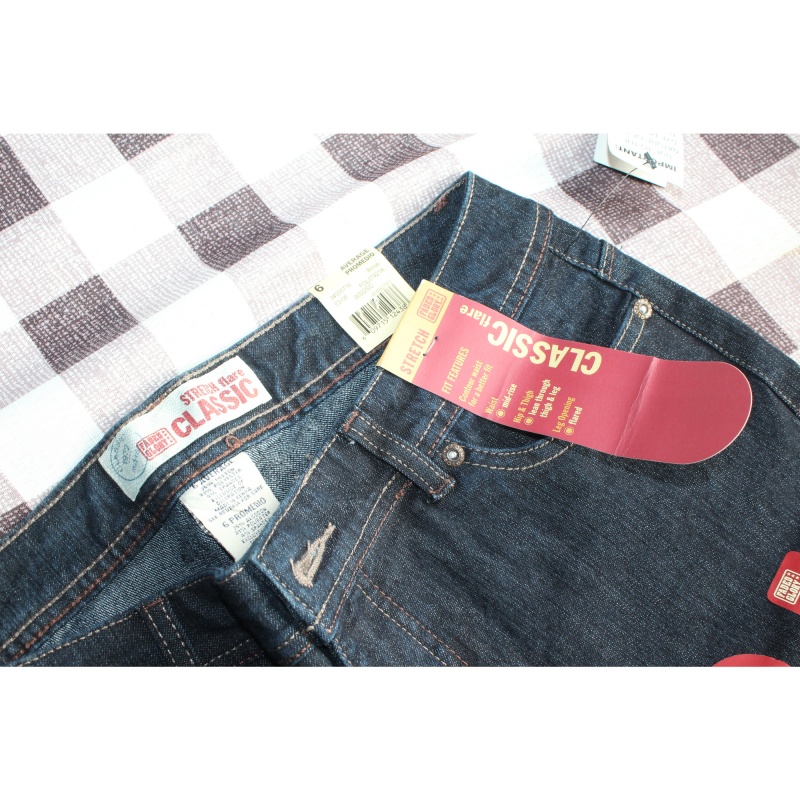 WOMANS FADED GLORY STRETCH FLARE CLASSIC JEANS SIZE 6