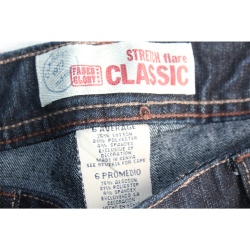 WOMANS FADED GLORY STRETCH FLARE CLASSIC JEANS SIZE 6