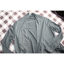 WOMANS CHARLOTTE RUSSE GREY CARDIGAN SIZE SMALL