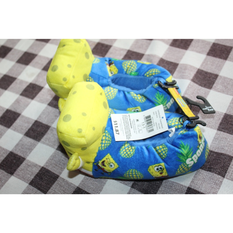 KIDS SPONGE BOB SLIPPERS SIZE13/1 