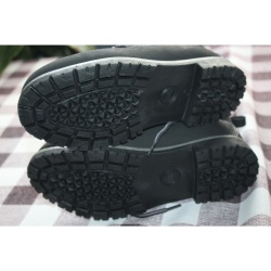 BOYS WONDER NATION BLACK WORK BOOTS SIZE 4