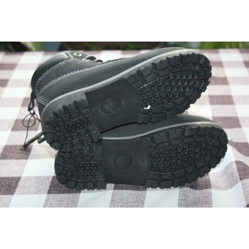 BOYS WONDER NATION BLACK WORK BOOTS SIZE 13