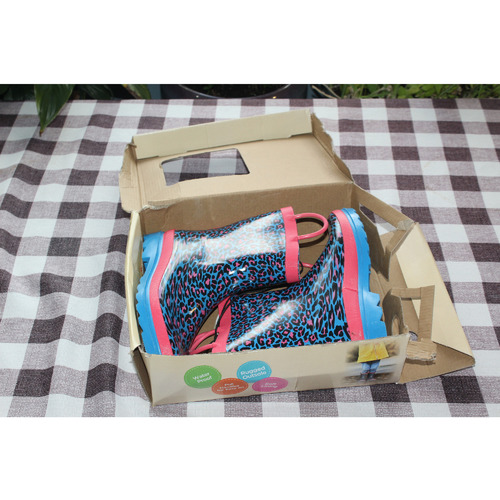 LILY AND DAN GIRLS RAIN BOOTS SIZE 2/3