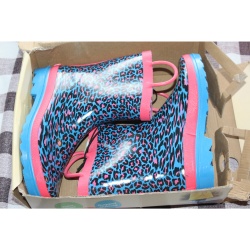 LILY AND DAN GIRLS RAIN BOOTS SIZE 2/3