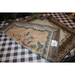 46 X 34 Italian Tapestry DELLA PASSAMANERIA TAPESTRIES & TASSELS FLORENCE ITALY