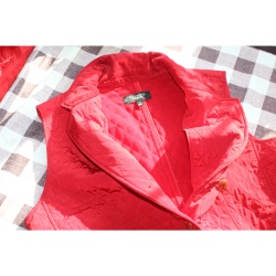 WOMANS TALBOTS RED VEST SIZE MEDIUM