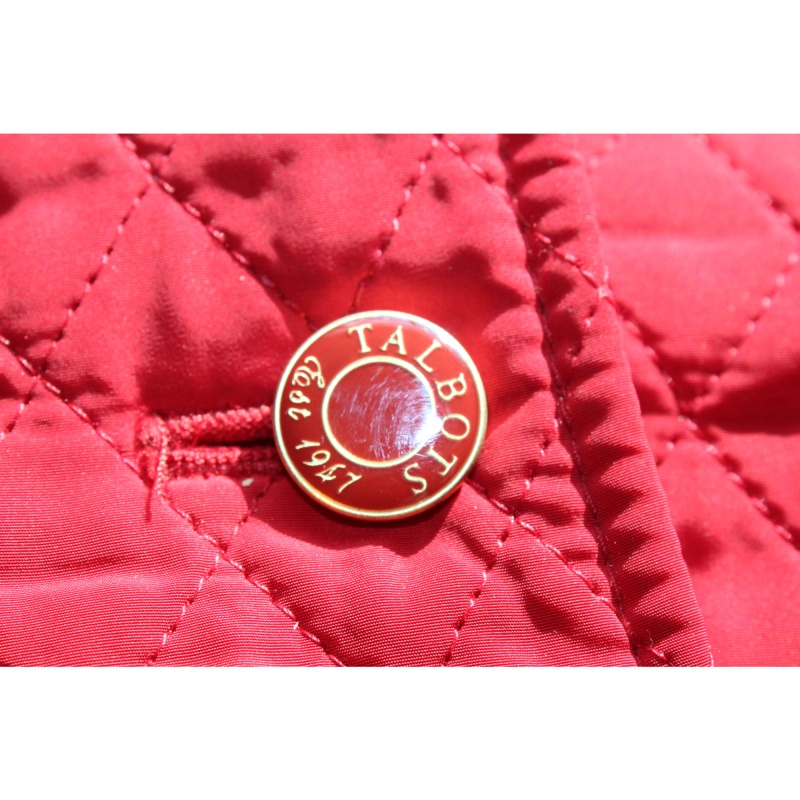 WOMANS TALBOTS RED VEST SIZE MEDIUM