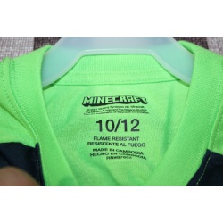 BOYS MINECRAFT POKEMON PAJAMA SHIRTS NWT SIZE 10/12 AND 8