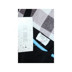 WOMANS SIENNA SKY BLACK PANT ROMPER NWT SIZE X SMALL