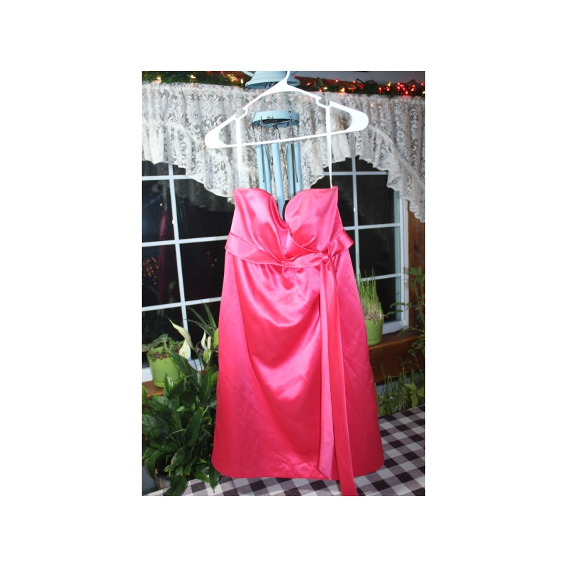 WOMANS DESSY COLLECTION PINK COCKTAIL DRESS SIZE 6