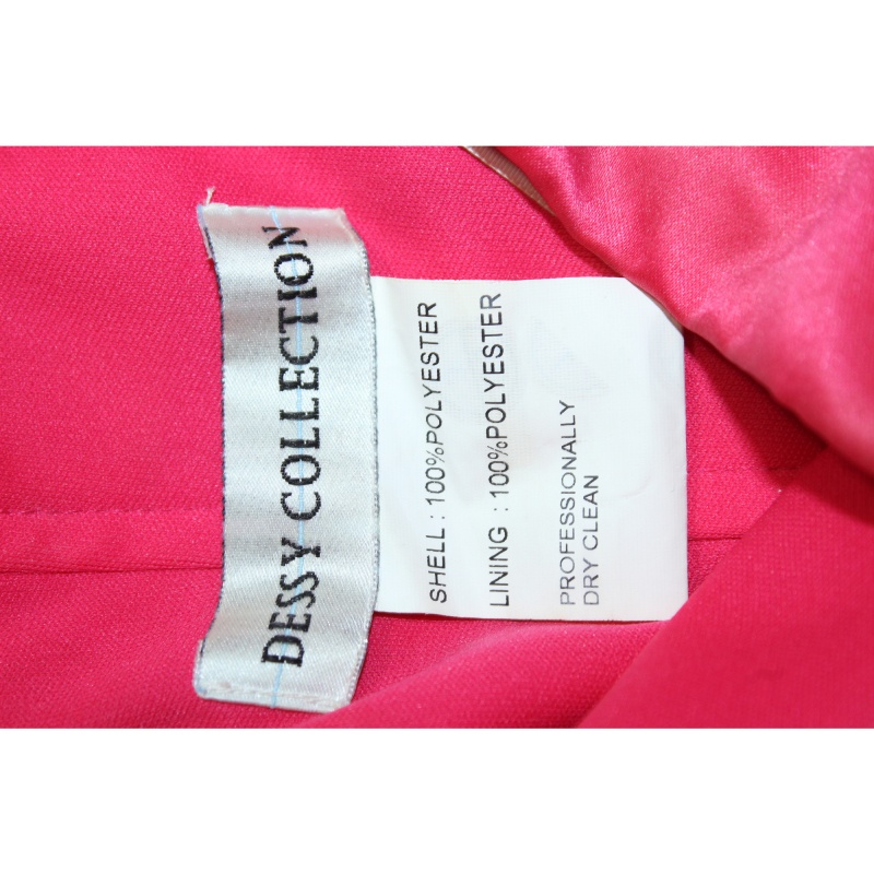 WOMANS DESSY COLLECTION PINK COCKTAIL DRESS SIZE 6