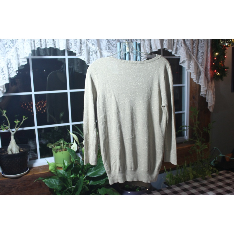 WOMANS ANN TAYLOR LOFT GOLD SWEATER NWT SIZE MEDIUM