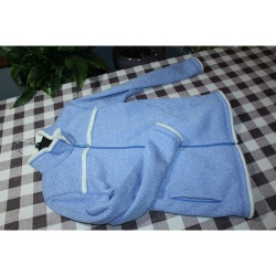 WOMANS TALBOTS BLUE AND WHITE FLEECE JACKET SIZE MEDIUM P