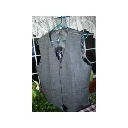 MENS PAUL JONES GREY VEST NWT SIZE SMALL