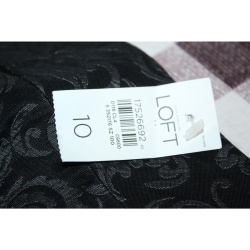 WOMANS LOFT BLACK AND GREY SKIRT NWT SIZE 10