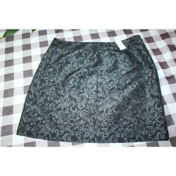 WOMANS LOFT BLACK AND GREY SKIRT NWT SIZE 10