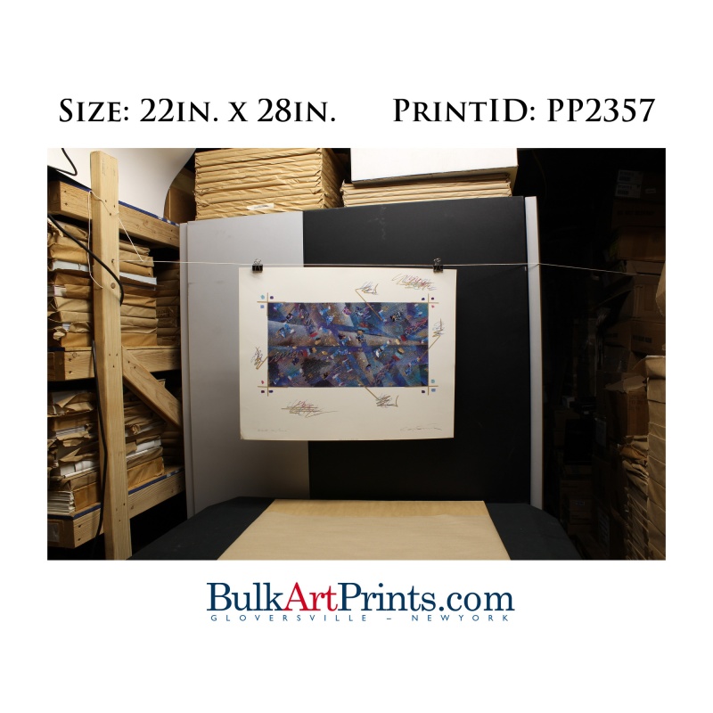 (22 x 28) Poster Art Prints PP2357 Coopersmith Aqua Rhythms