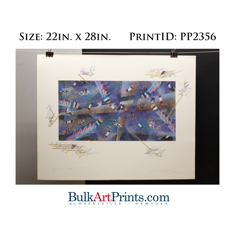 (22 x 28) Poster Art Prints PP2356 Coopersmith City Lights