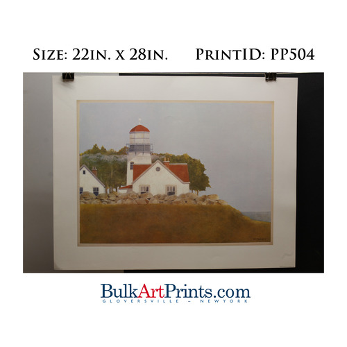 (22 x 28) Poster Art Prints PP504 R. Davey Lighthouse