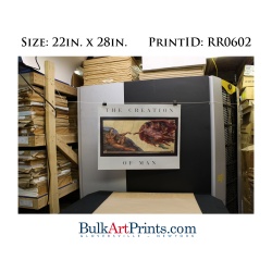 (22 x 28) Poster Art Prints RR0602 RUSTY RUST The Creation of Man