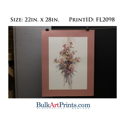 (22 x 28) Poster Art Prints FL2098 ROSALIND OESTERLE Bouquet Flowers