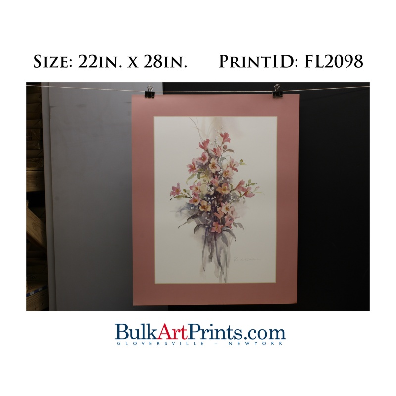 (22 x 28) Poster Art Prints FL2098 ROSALIND OESTERLE Bouquet Flowers