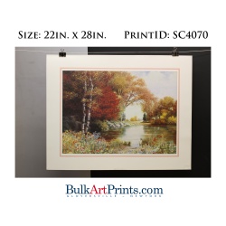(22 x 28) Poster Art Prints SC4070 Robert Doares Fall scene