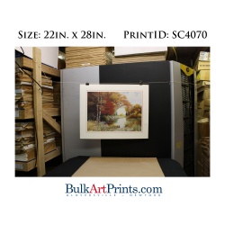 (22 x 28) Poster Art Prints SC4070 Robert Doares Fall scene